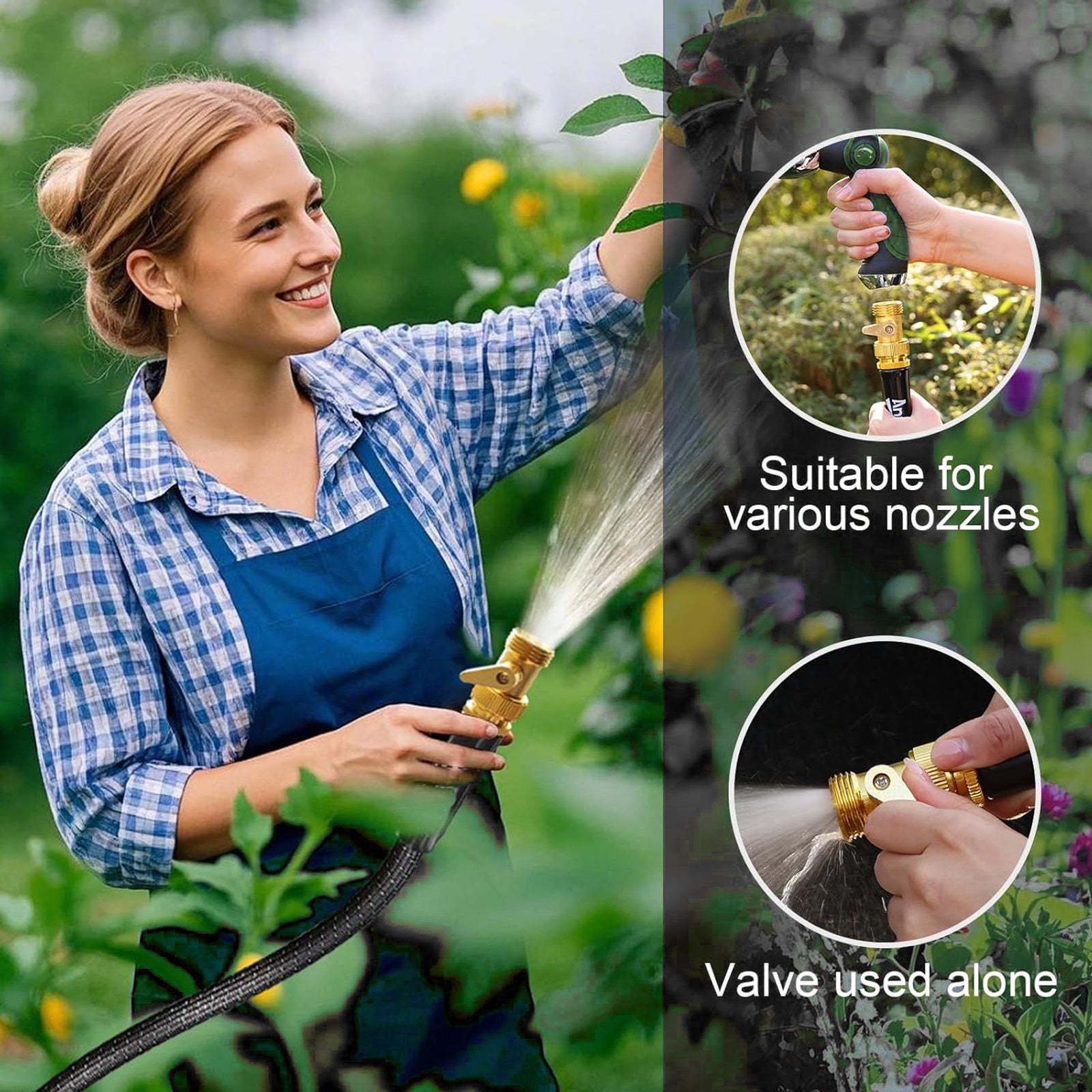 Heavy Duty Expandable Soft Rubber Garden Hose by Snagg A Garden Hose