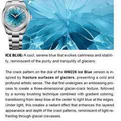 Automatic Mechanical NH35 Men’s Dive Watch – Sapphire Crystal | Glacier Collection | 100M Water Resistant - Blue