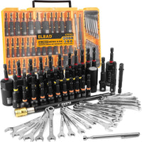 58 Pcs Magnetic Impact Nut Driver Set – Metric & SAE | Universal Socket, Magnetic Pickup Tool, Quick-Change Extension