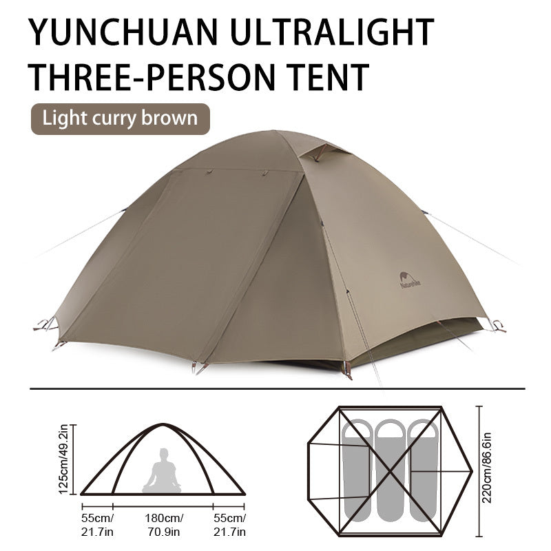 2 to 3 Person Ultralight Hiking Tent by Snagg A Camping Tent