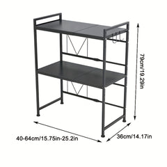 3 Tier Adjustable Metal Kitchen Rack by Snagg A Rack