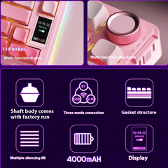 75% Wireless Mechanical Keyboard - 4000mAh Battery by Snagg A Keyboard