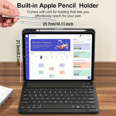 Protective Case With Keyboard Suitable for iPad Pro 11 by Snagg A Wireless Keyboard