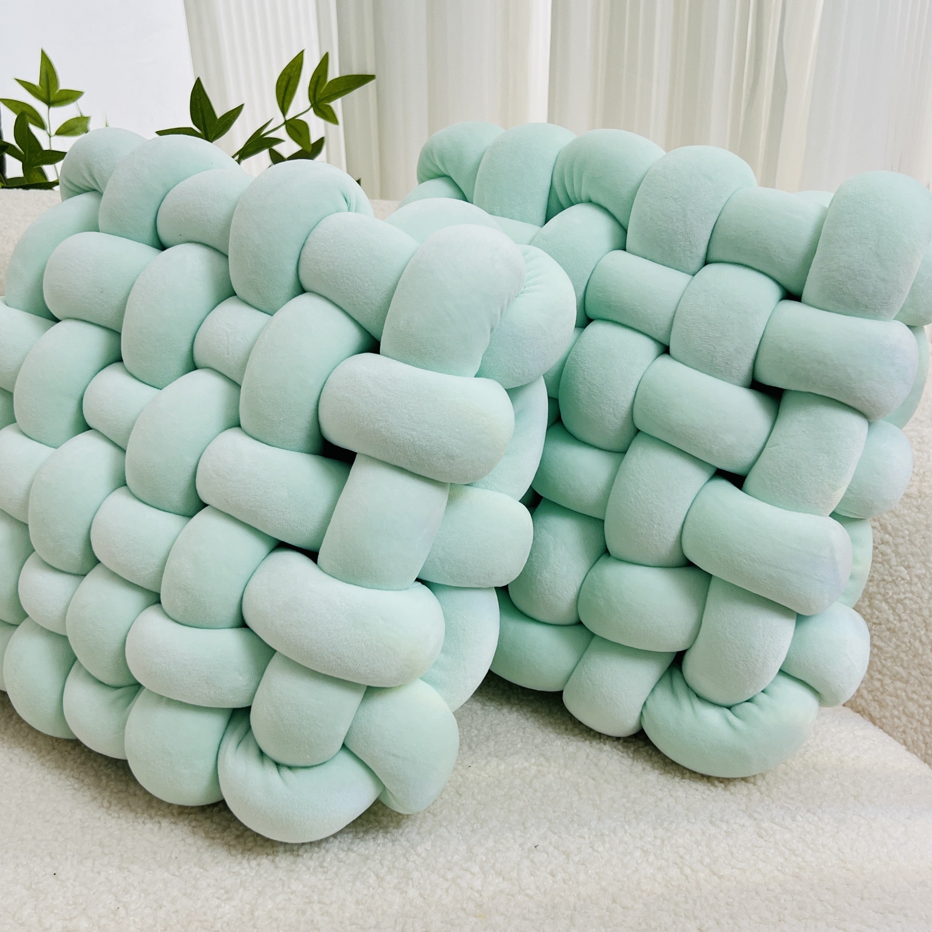 2pcs Knot Throw Pillow Set by Snagg A Cushion