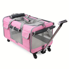 Extra Large Rolling Travel Pet Trolley by Snagg A Pet Trolley