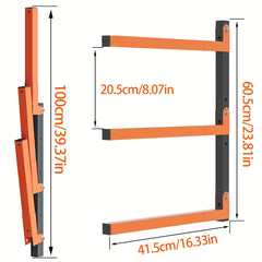 Heavy Duty Wall Mounted Lumber Storage Rack