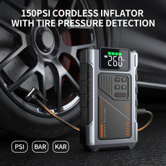 Portable Car Jump Starter with Air Compressor by Snagg A Jump Starter