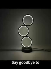 Modern 3 Ring USB Powered LED Table Lamp by Snagg A Table Lamp