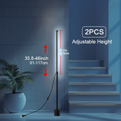 2 Pcs Adjustable Ambient Lighting Floor Light USB Powered by Snagg A Floor Lamp
