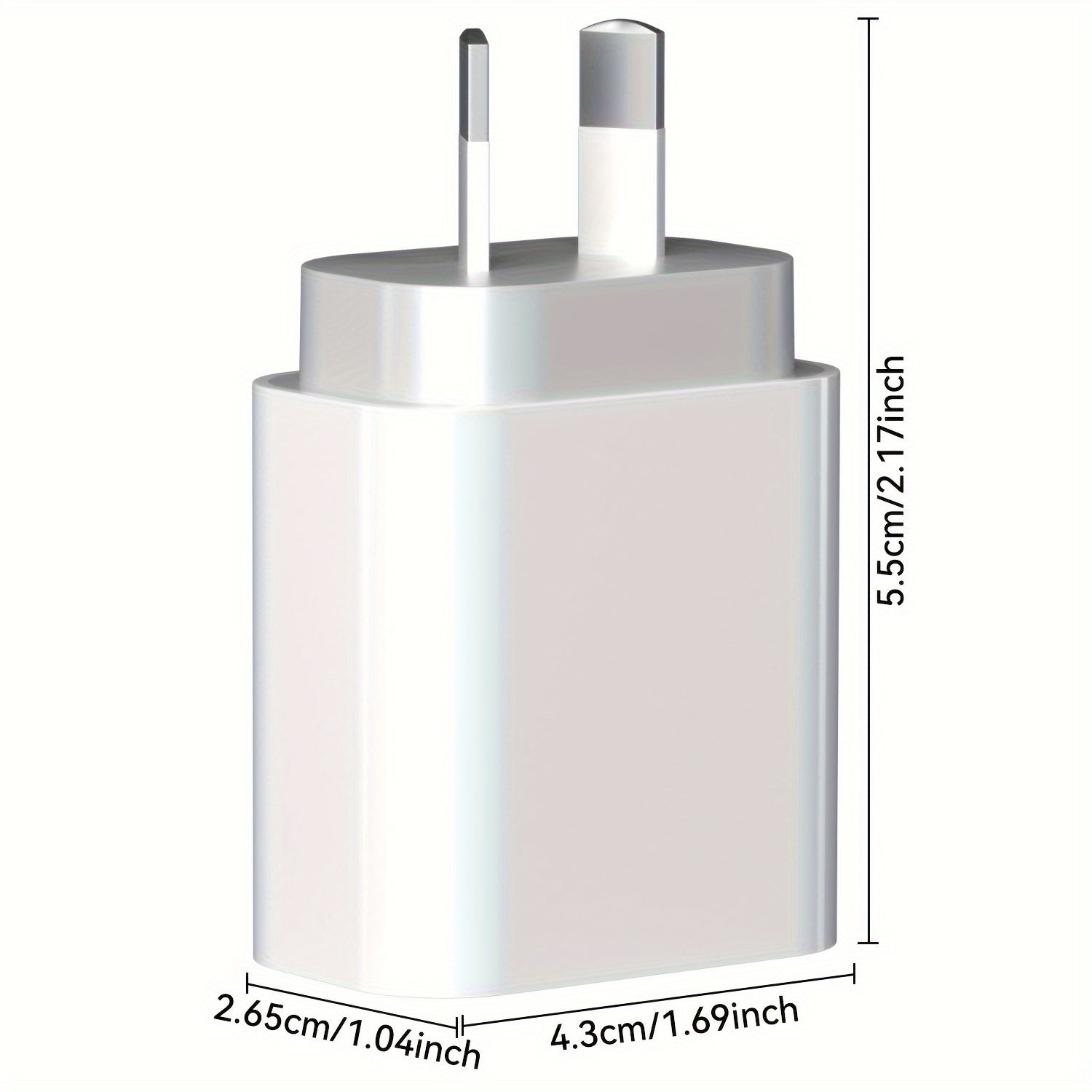 20W USB-C Fast Charger 3 Pack - With to Cable - White - Charging Hubs