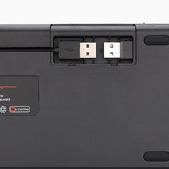 RT518S Dual Mode Wireless Keyboard - Bluetooth & 2.4GHz with Multi-Touch Trackpad