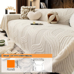 Oversized, Soft & Durable Plush Sofa Cover by Snagg A Sofa Cover