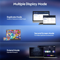 14" Portable Gaming Monitor — 2K QHD 2560×1440 IPS
