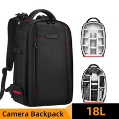 18L/10L Lightweight Waterproof Camera Backpack – DSLR & Laptop Travel Bag