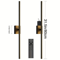 2 Pack Remote Control Battery Powered Wall Lights by Snagg A Wall Light