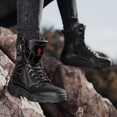 Men's High Top Work Boots with Steel Toe Protection by Snagg A Safety Shoes
