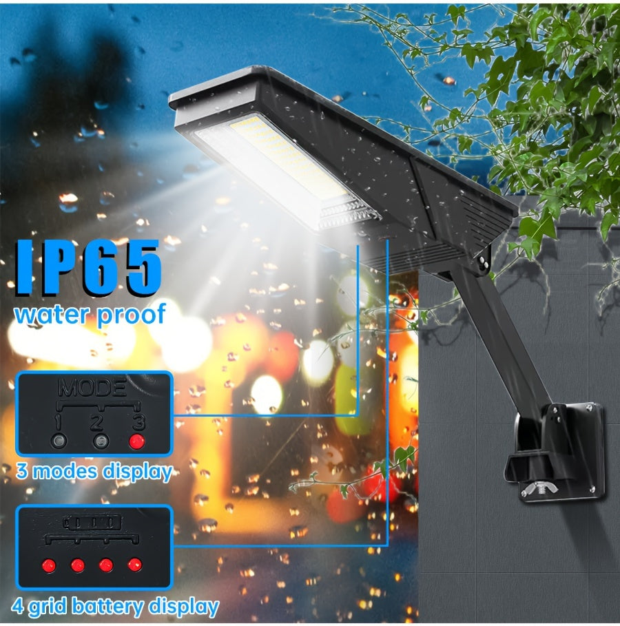 Solar LED Super Bright Outdoor Street Light with Remote by Snagg An Outdoor Light