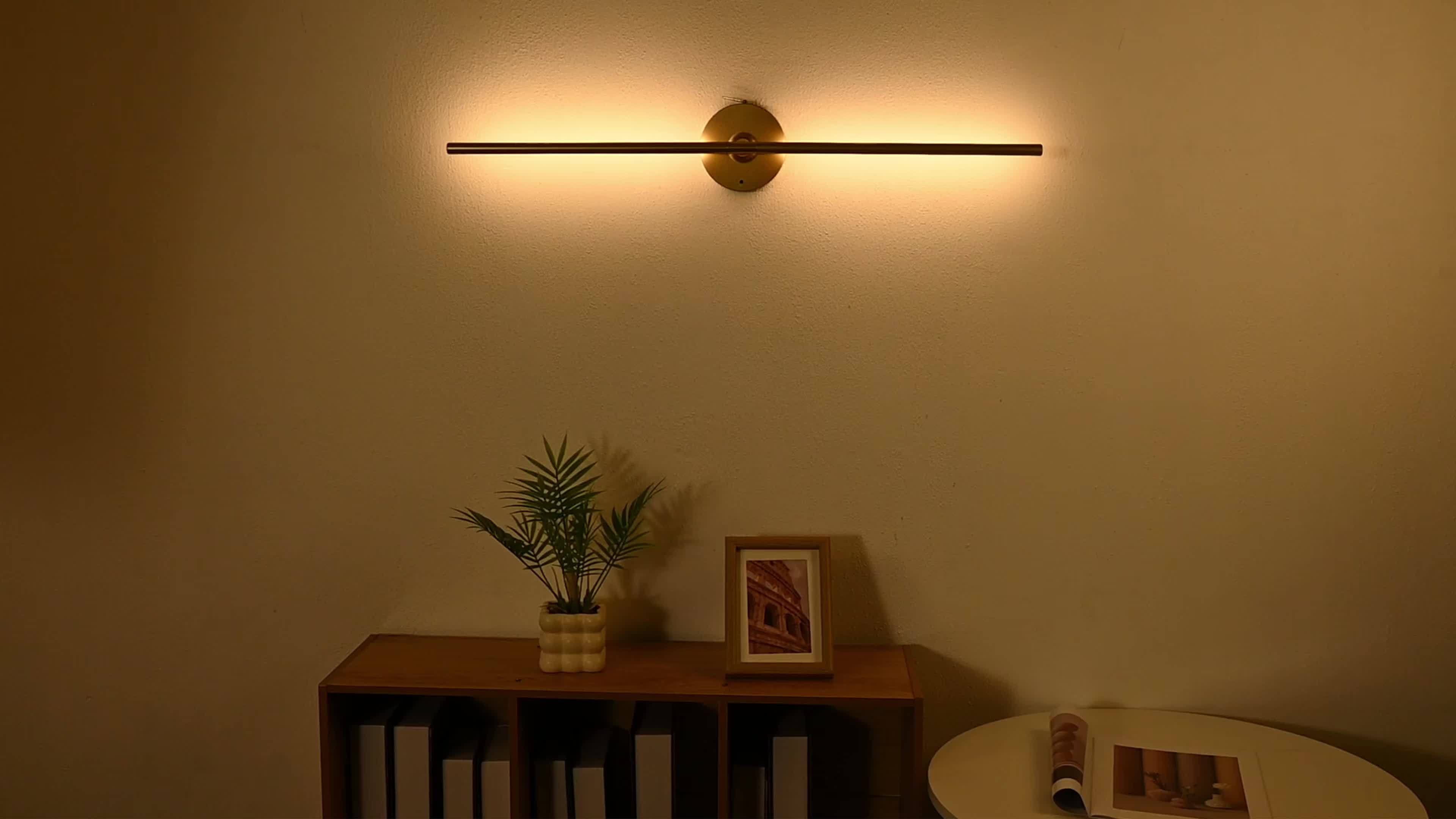 31.5" Battery-Powered Wall Sconce Wireless 360° by Snagg A Wall Light