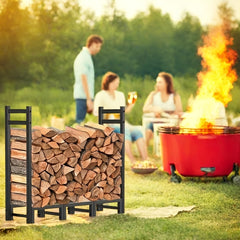 Heavy Duty Adjustable Firewood Rack by Snagg A Rack