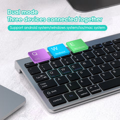 Ultra Thin Wireless Keyboard & Mouse Set Design with Multi Device Bluetooth Connectivity by Snagg A Keyboard