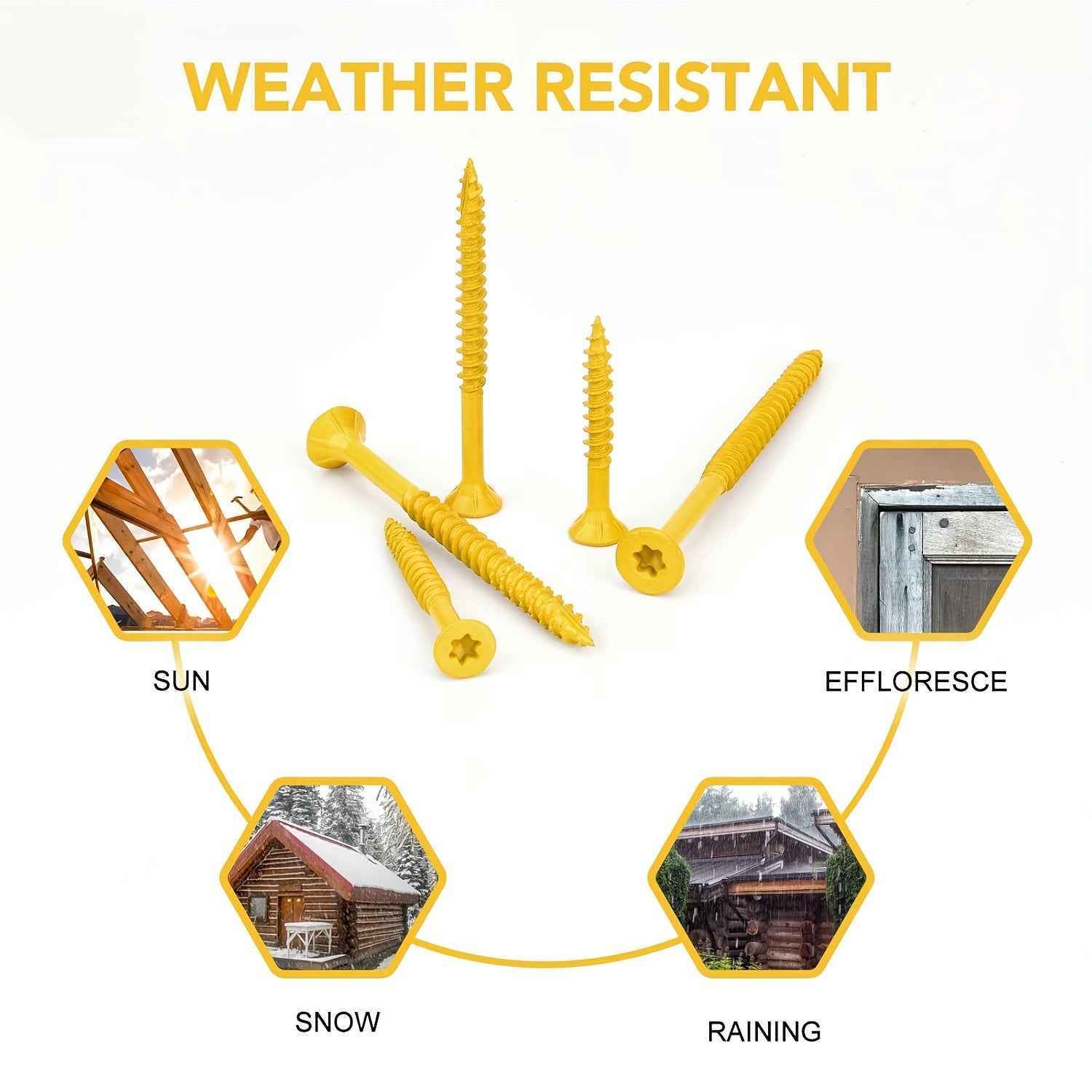 310 / 500 Pcs Outdoor Deck Screw Set - Power Tools Gadget