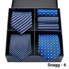 Luxury Men’s Silk Tie Set 3 Style Box
