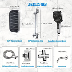 Rain Shower Head Combo by Snagg A Shower Head