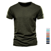 100% Cotton Daily Tee | Lightweight Summer Fitness & Leisure Top