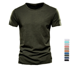 100% Cotton Daily Tee | Lightweight Summer Fitness & Leisure Top