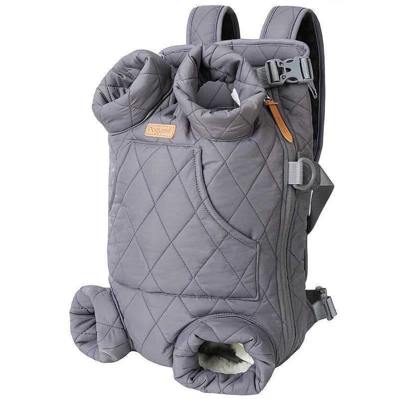 Adjustable Quilted Pet Carrier Backpack - SnaggIt