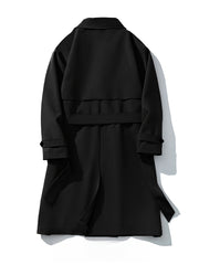 Men’s Solid Overcoat with Lapel & Pockets by Snagg A Coat