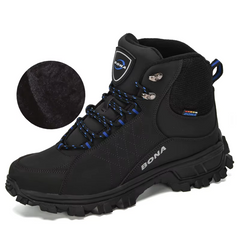 Men's plush-lined leather ankle hiking boot – image 6