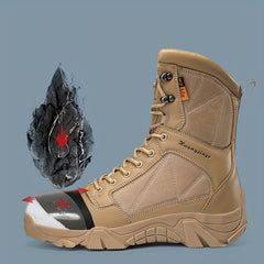 Men's High Top Work Boots with Steel Toe Protection by Snagg A Safety Shoes