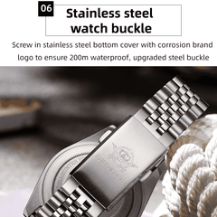 Stainless Steel, Super Luminous, Waterproof Men’s Watch