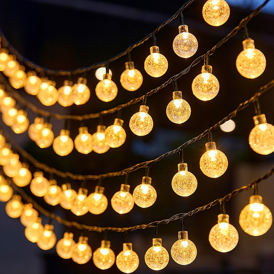 3 Pcs Of Solar Bubble Ball String Lights – 14 M Each by Snagg An Outdoor Light