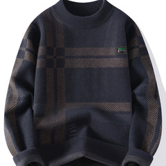 Men’s Color Block Crew Neck Sweater by Snagg A Jumper
