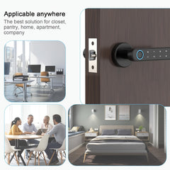 5 in 1 Smart Door Lock – Fingerprint, Password & Remote Access by Snagg A Smart Door Lock