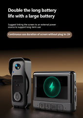 Wireless Video Doorbell with 4.3″ Display by Snagg A Doorbell Camera