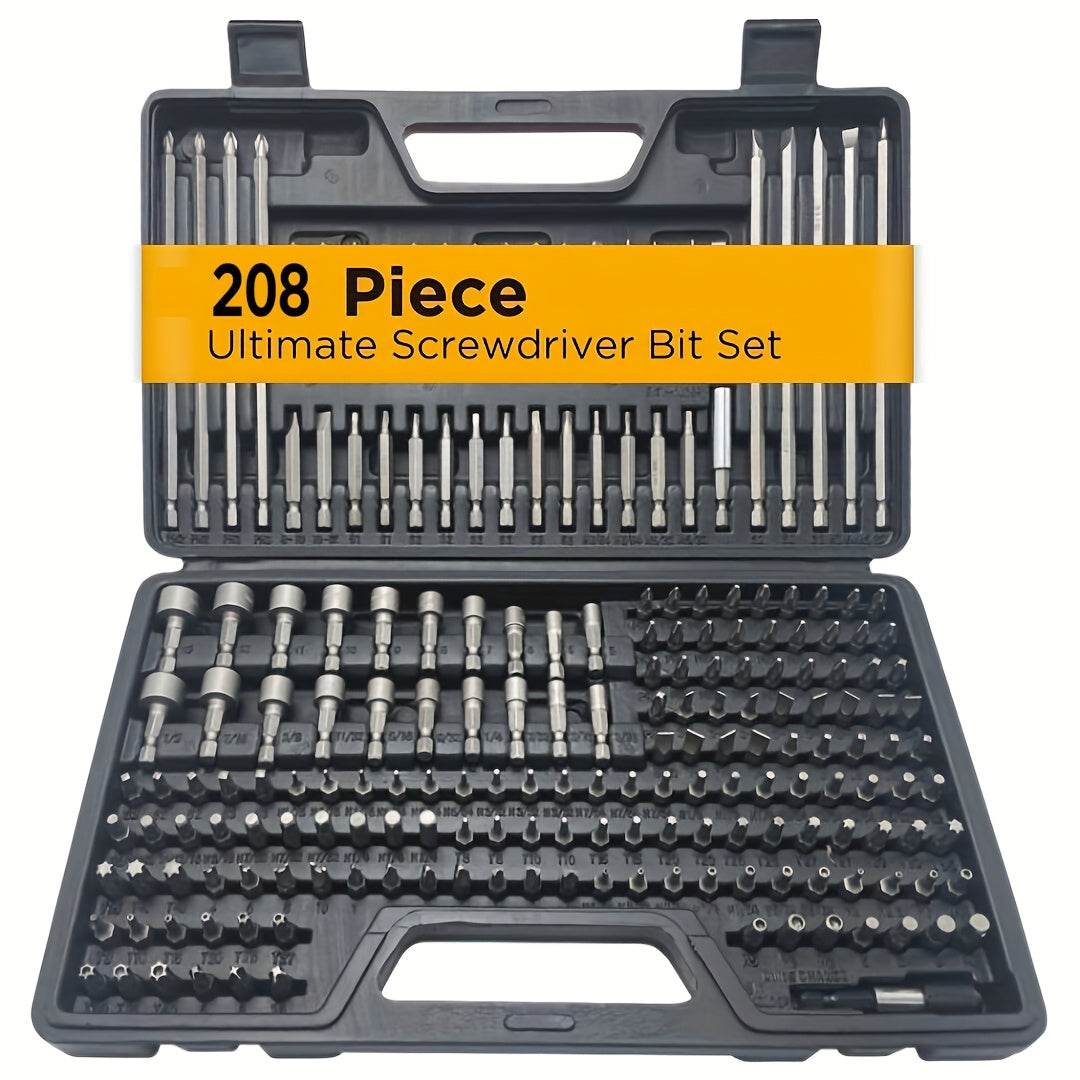 208pcs Ultimate Screwdriver Bit Set - SnaggIt