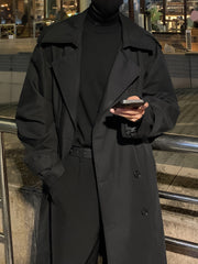 Men’s Double-Breasted Trench Coat with Belt by Snagg A Coat