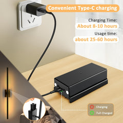 2 Pack Remote Control Battery Powered Wall Lights by Snagg A Wall Light