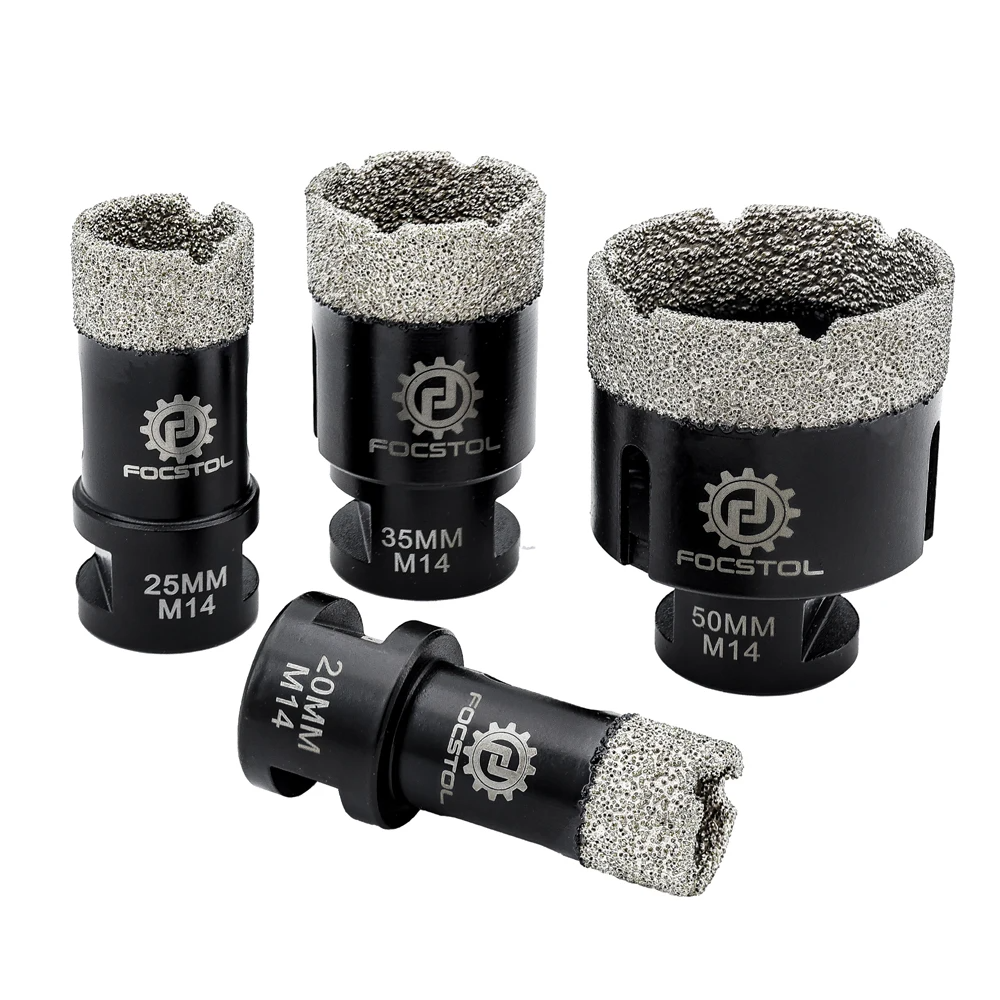 M14 Thread Diamond Core Drill Bit 6–125mm | Tile Hole Saw for Ceramic Marble Granite CE Certified