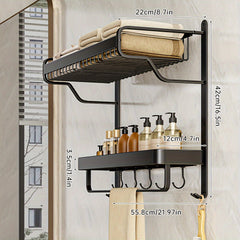 Modern Wall-Mounted Towel Rack by Snagg A Rack