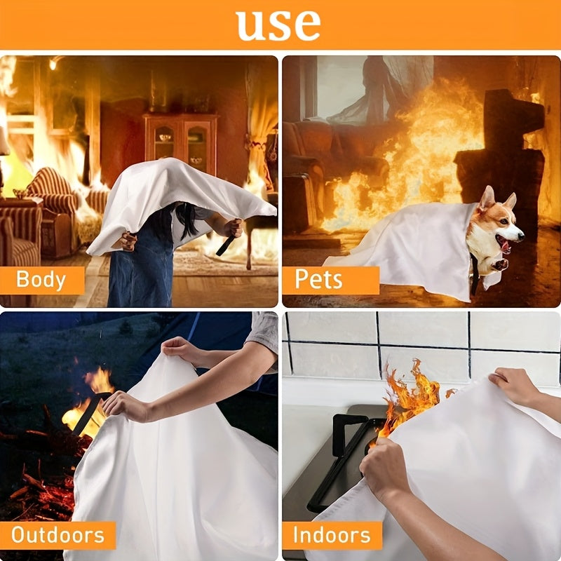 5pcs Emergency Fire Blanket Set by Snagg A Fire Blanket