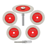 Mini Brazed Cutting Disc Saw Blade | Glass Jade Crystal Tile Marble Round Shank CE Certified 30–50mm