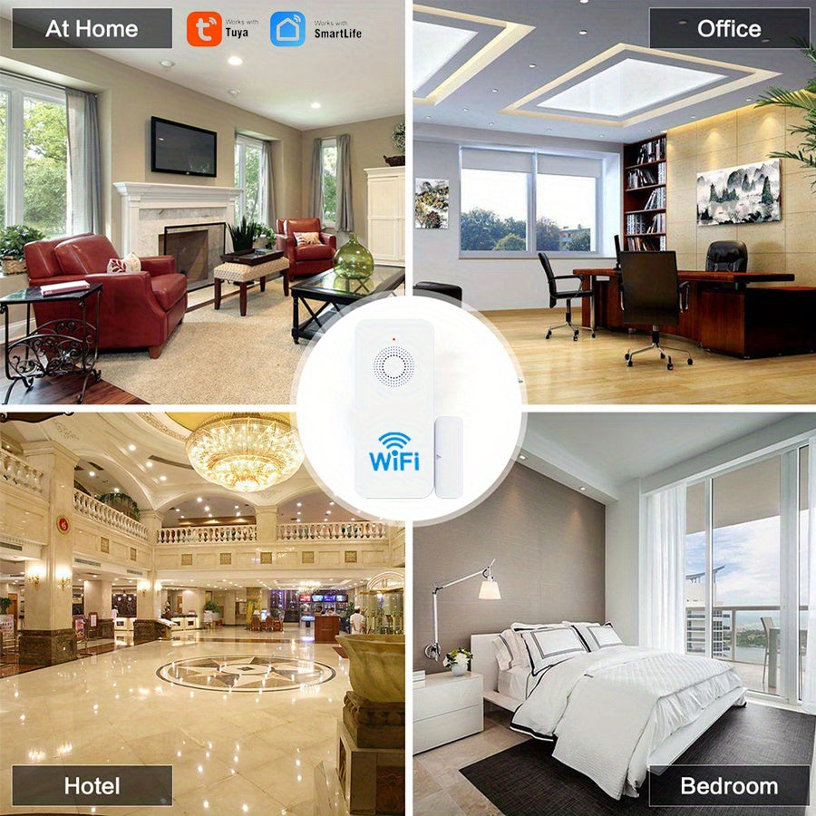 12 Pack WiFi Door & Window Sensors by Snagg A Sensor Alarm