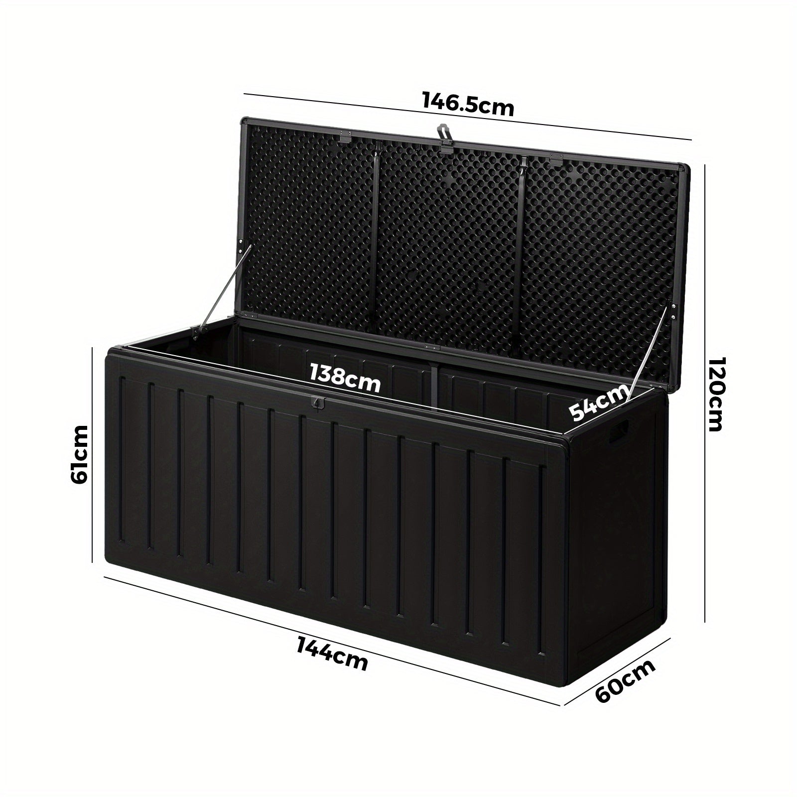 490L Outdoor Storage Box Bench by Snagg A Box