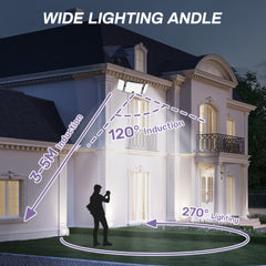 2 Pack 234 LED Outdoor Motion Sensor Solar Wall Lights by Snagg An Outdoor Light