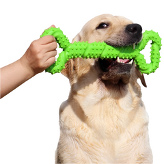 Durable Dog Chew Toy Bone with Convex Design by Snagg A Toy