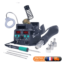 938BD-III 2-in-1 T12 Digital Soldering Station with Hot Air Gun - SnaggIt